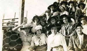 Crowd at football game, 1915