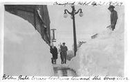 Crawford business area, blizzard of 1927