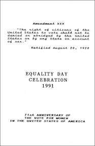Equality Day celebration