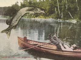 Fishing on Pibel Lake, Nebraska