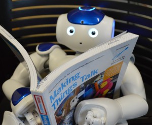 robot reading westport