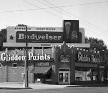 Exterior of Glidden Paints Building