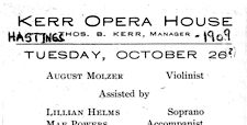 Kerr Opera House concert