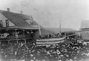 Theodore Roosevelt rally