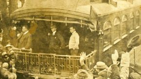 Theodore Roosevelt visiting Holdrege, Nebraska