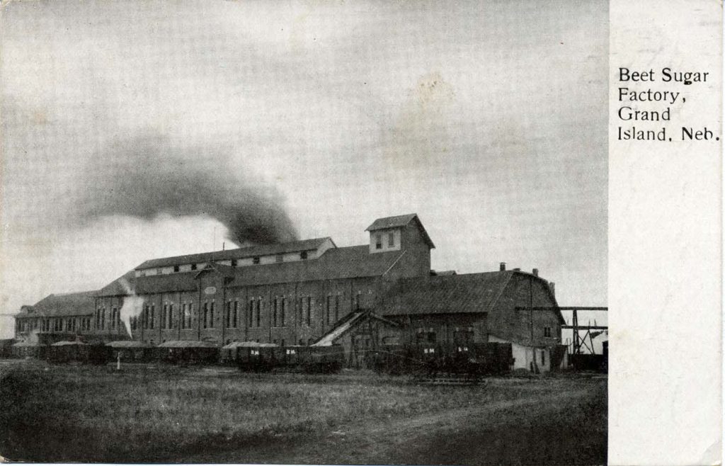 American Sugar Beet Factory, Grand Island, NE. Vintage 