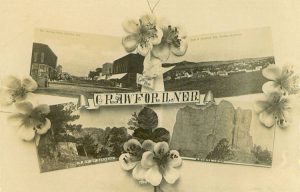 Souvenir postcard of Crawford, Nebraska, #1 