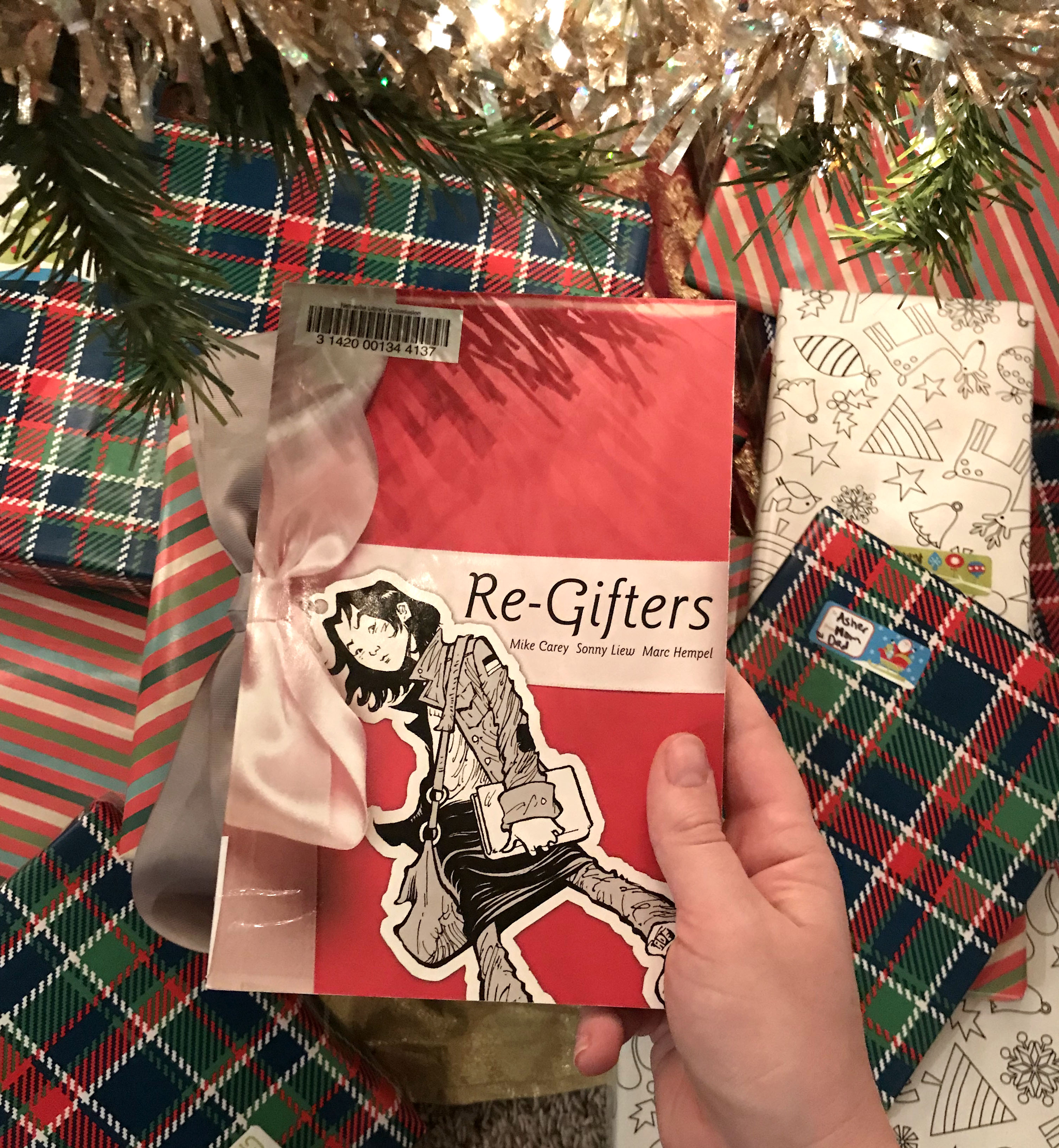 "Re-Gifters" by Mike Carey BookFace