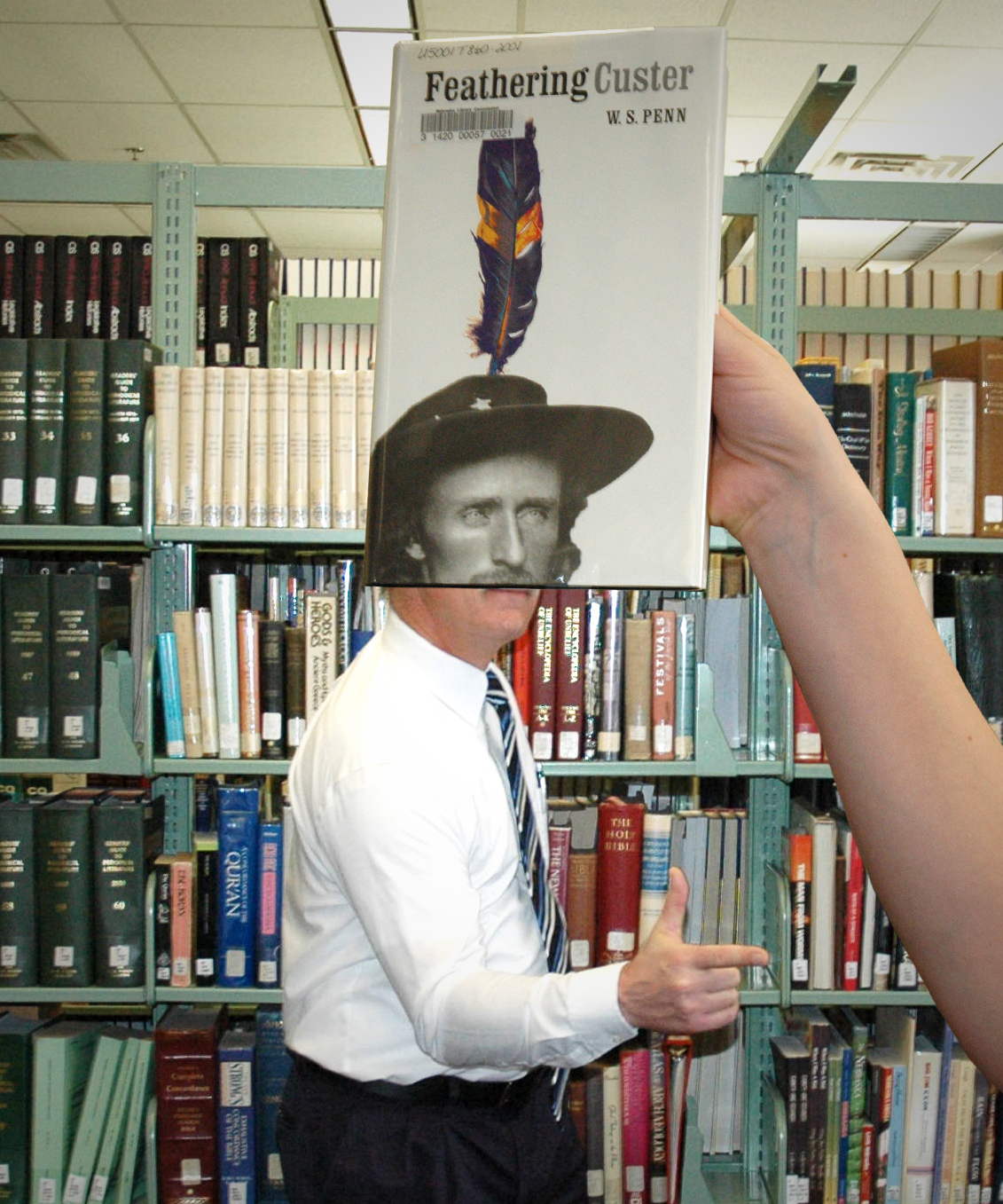 "Feathering Custer" BookFace