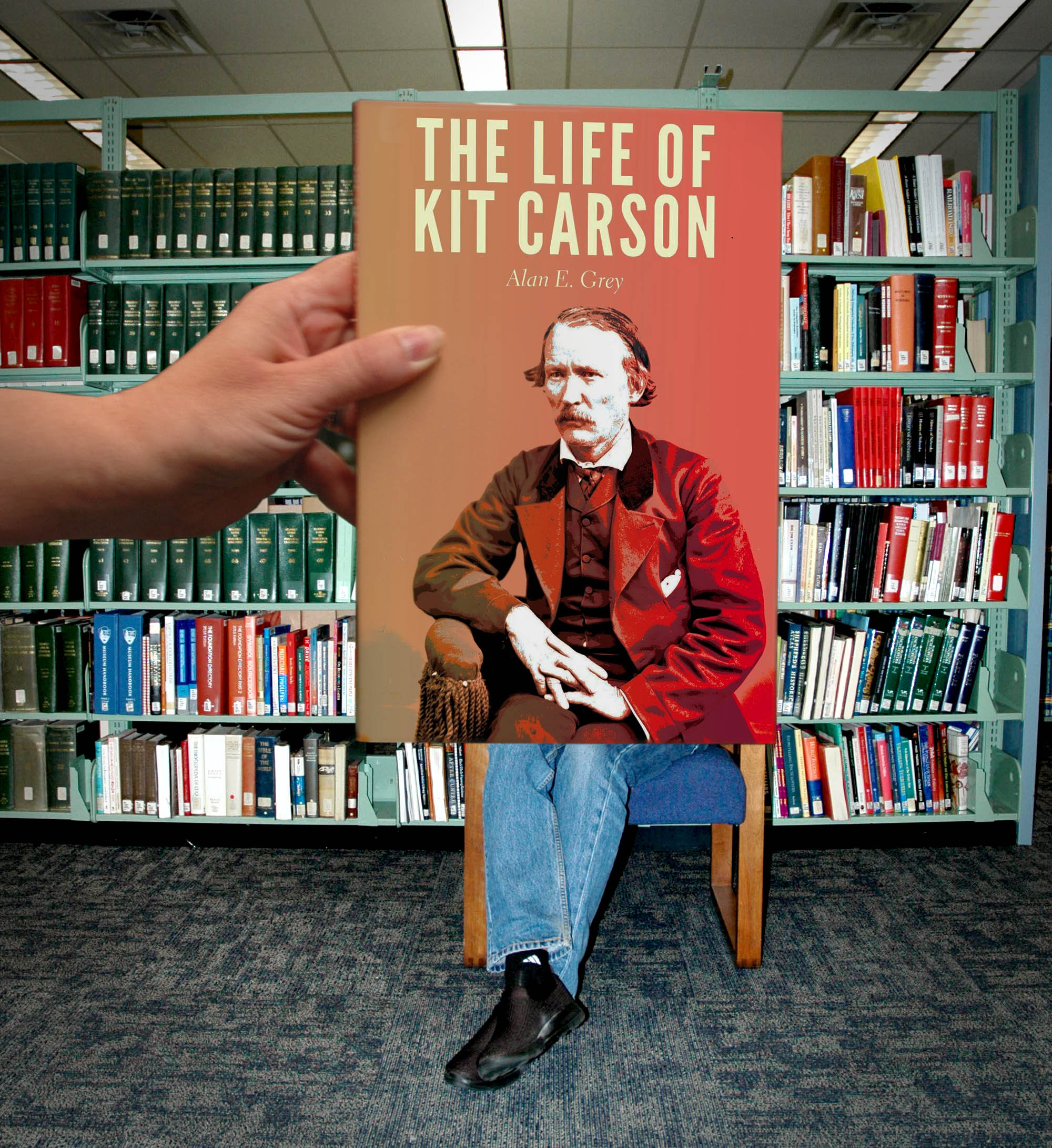 "The Life of Kit Carson" by Alan E. Grey BookFaceFriday Image