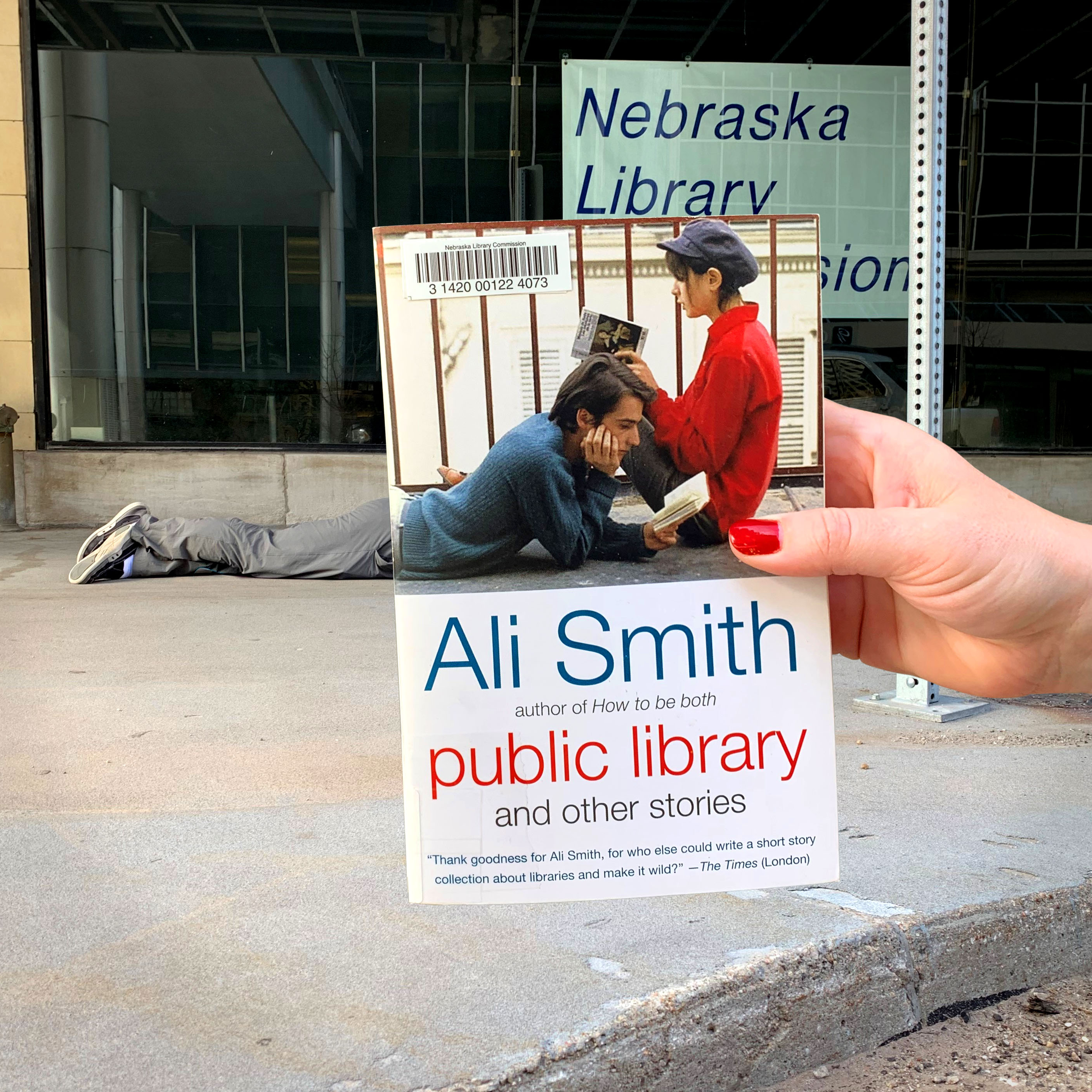 Public Library and Other Stories by Ali Smith Book Face photo