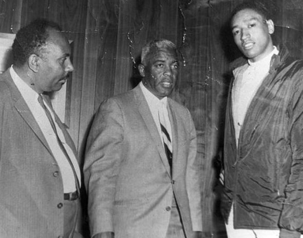 Throwback Thursday: Charles B. Washington with Jackie Robinson and Bob  Boozer