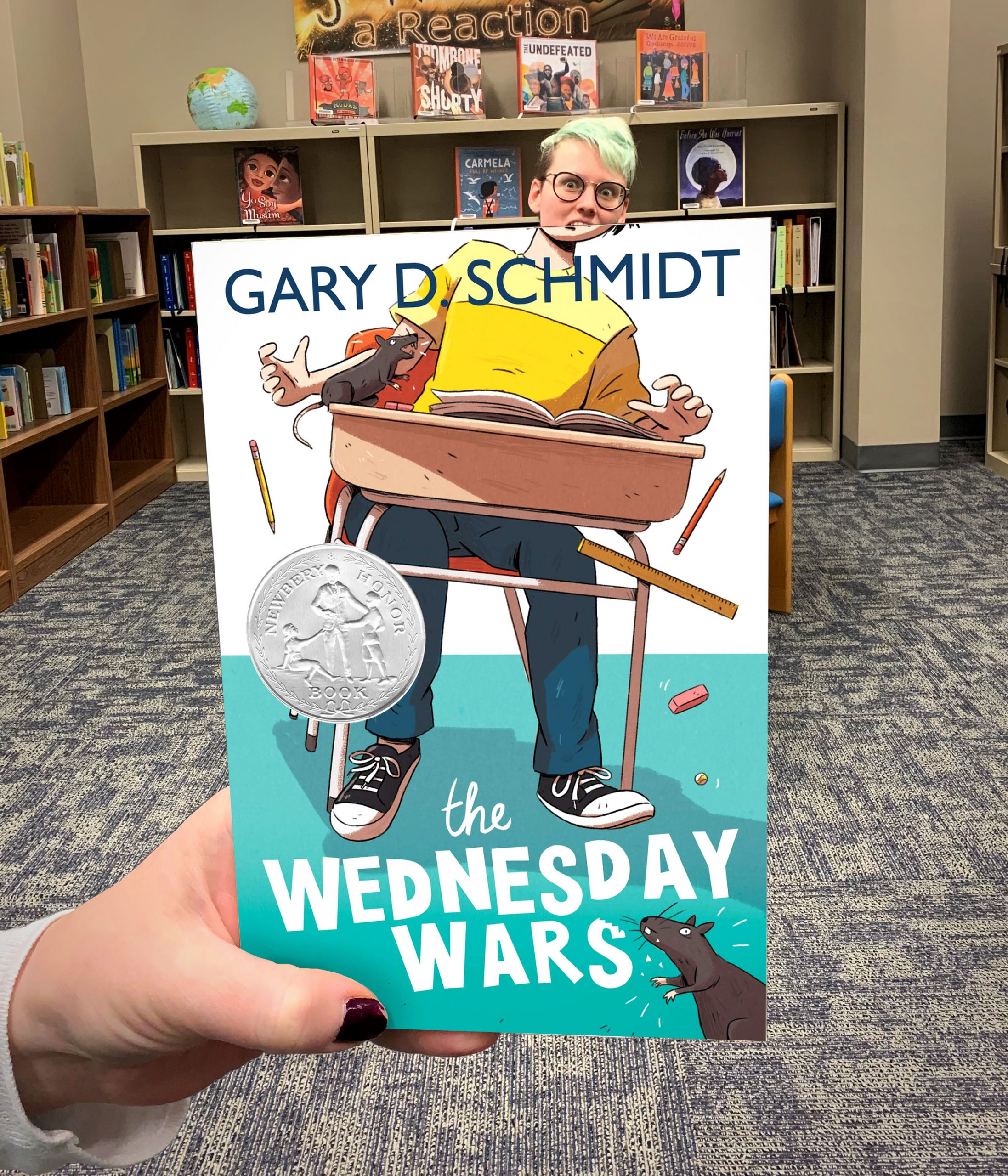 "The Wednesday Wars" by Gary D. Schmidt Bookface photo