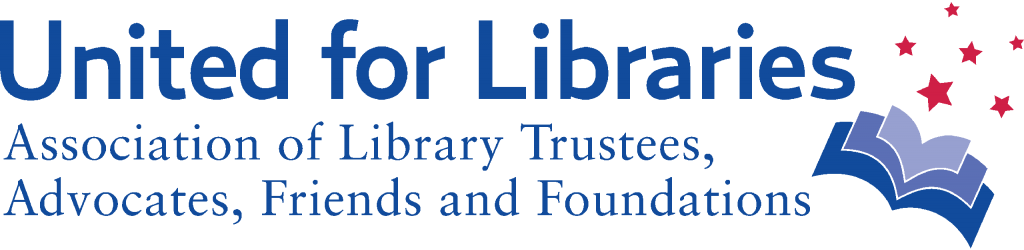 Logo: United for Libraries Association of Library Trustees, Advocates, Friends and Foundations