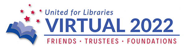 United for Libraries Virtual 2022 text logo