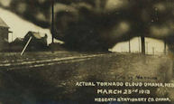 Actual tornado cloud, Omaha, Neb.