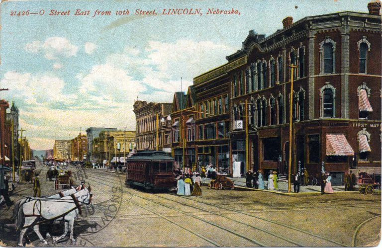 Throwback Thursday: O Street East from 10th Street, Lincoln, Nebraska ...